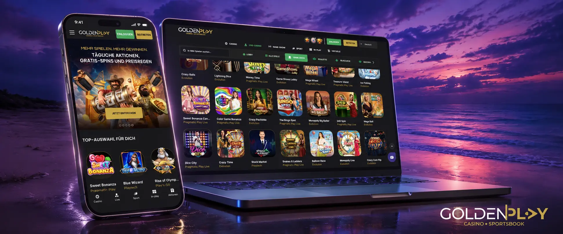 Golden Play Mobile Browser Erfahrung